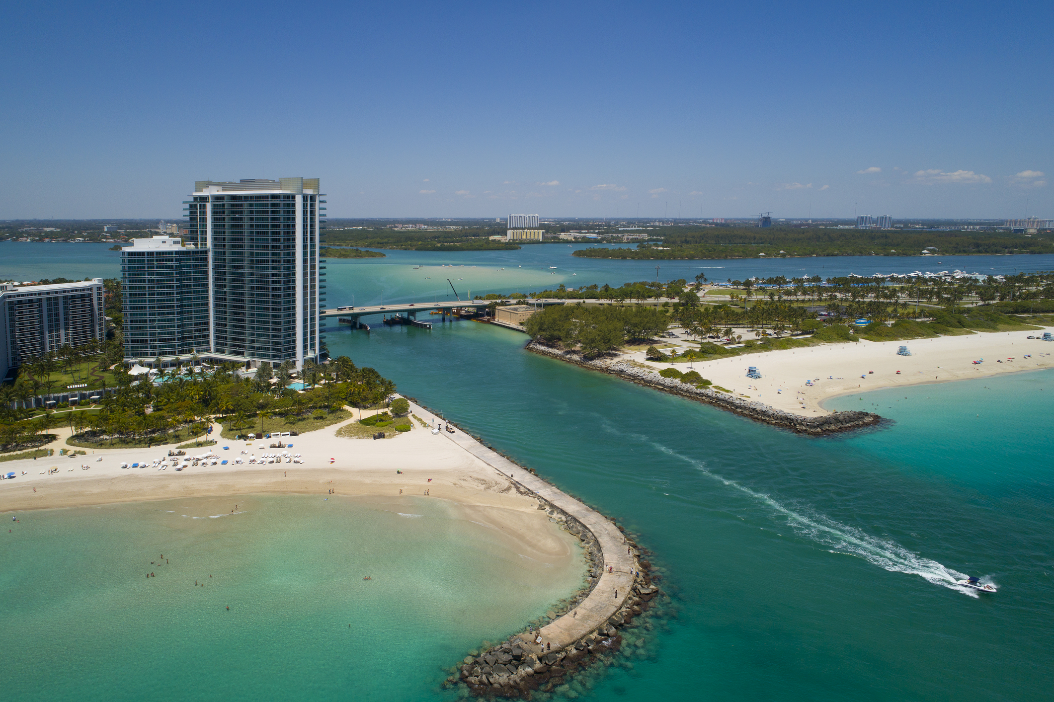 Haulover inlet Between Haulover Beach and Bal Harbour, Florida