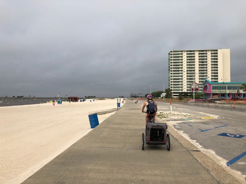 Biking along the Gulf Coast