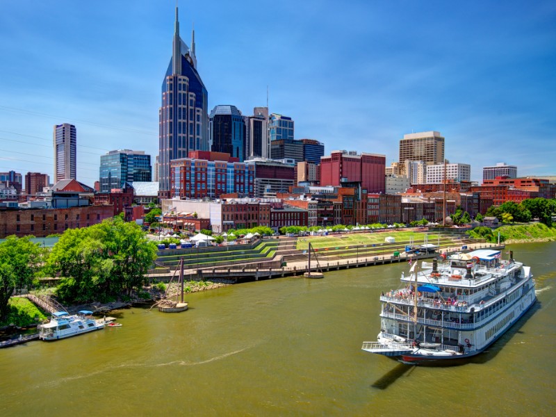 Skyline of downtown Nashville