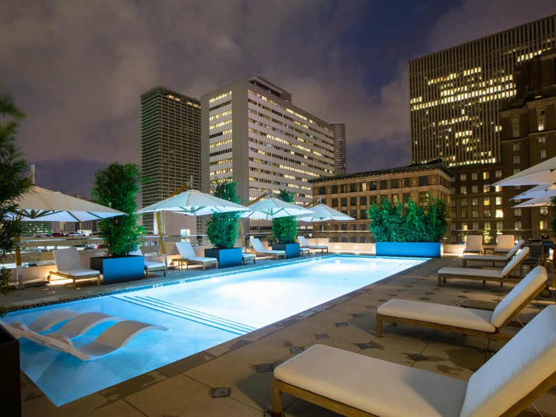 pool at Hotel Alessandra, Houston