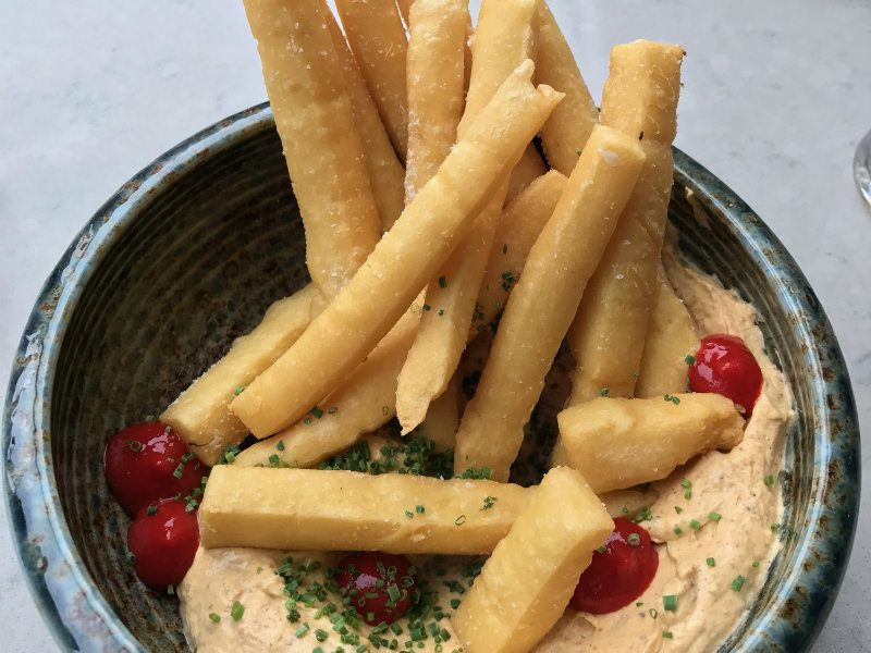 Chickpea Fries at Evo Kitchen + Bar