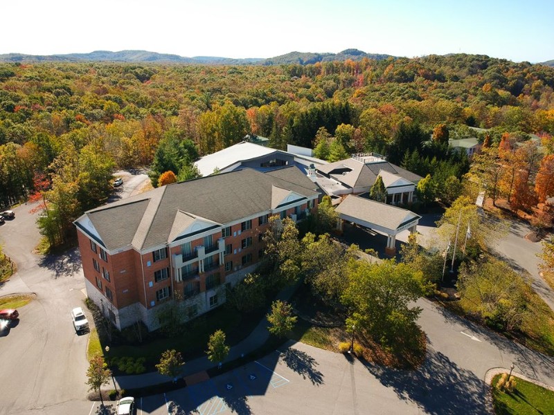 Aerial view of The Resort at Glade Springs