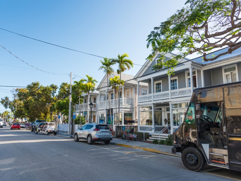 Beautiful Duval Street in Key West