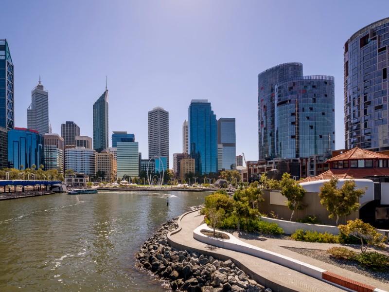 View of the River in Perth