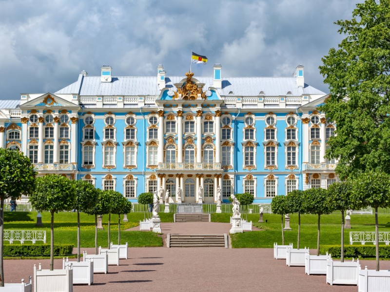 Catherine Palace in Tsarskoe Selo, Pushkin, St. Petersburg