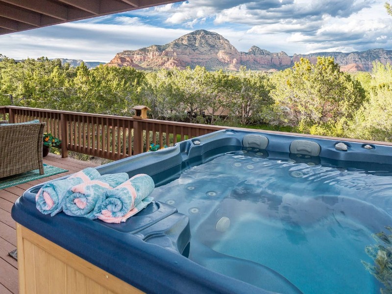 Bella Vista, Hot Tub with a View, Sedona