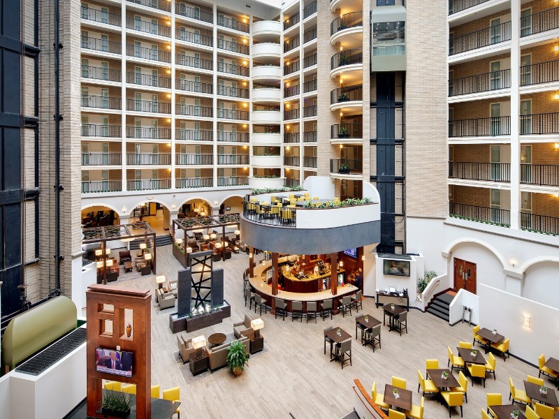 Inside Embassy Suites by Hilton Dallas Park Central Area