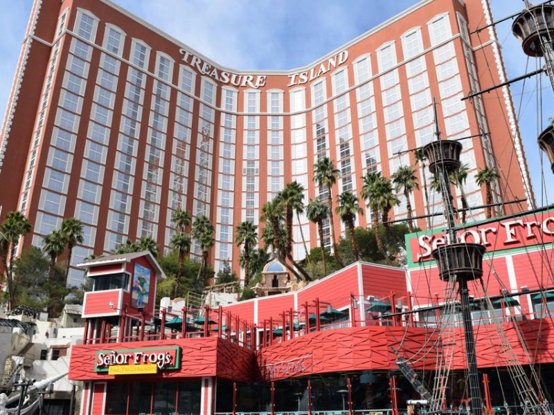 Exterior of Treasure Island Hotel & Casino 