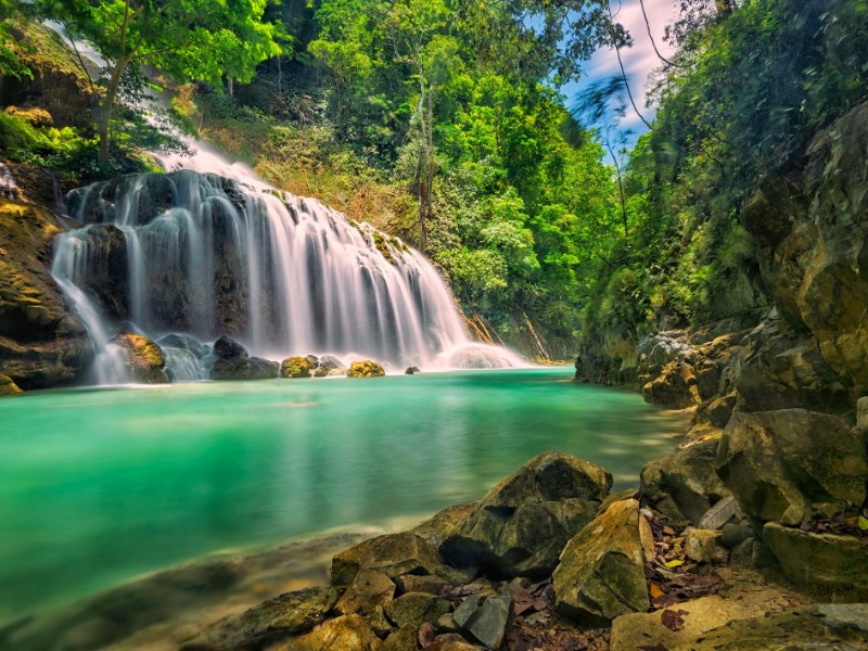 Lapopu Waterfall, Sumba Island, Indonesia.