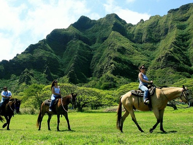 Horseback Tour at Kualoa Ranch on Oahu