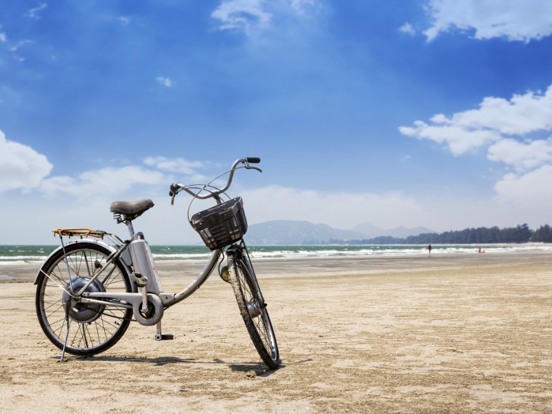 Bicycle on the beach