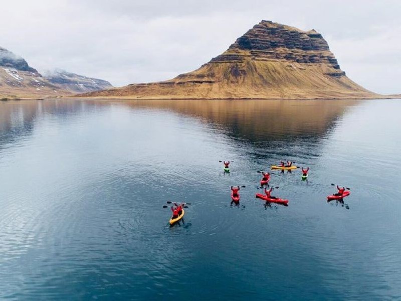 sea kayaking tour from Grundarfjörður, Iceland