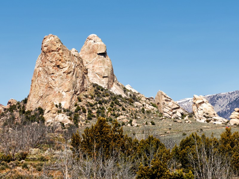 City of Rocks National Reserve, also known as the Silent City of Rocks