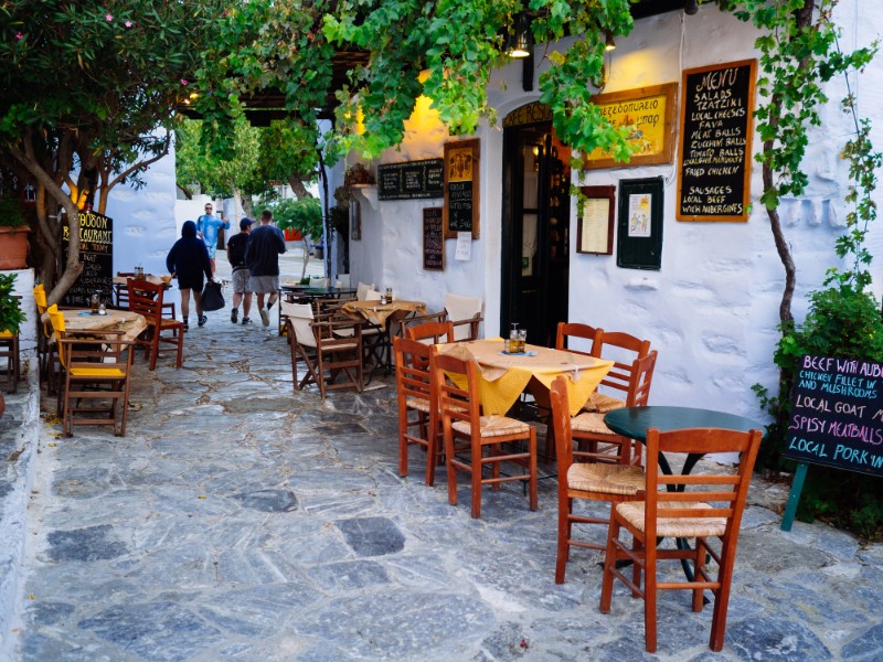 traditional taverna, Amorgos