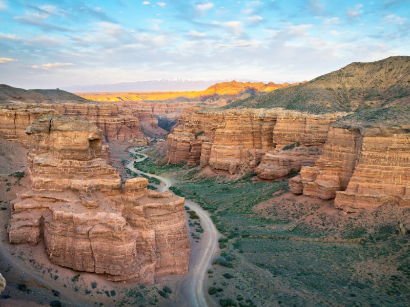 View of Charyn Canyon, Kazakhstan