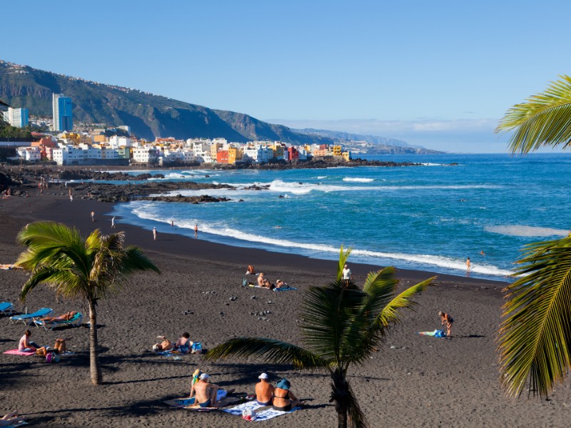 Playa Jardin in Puerto de la Cruz, Tenerife