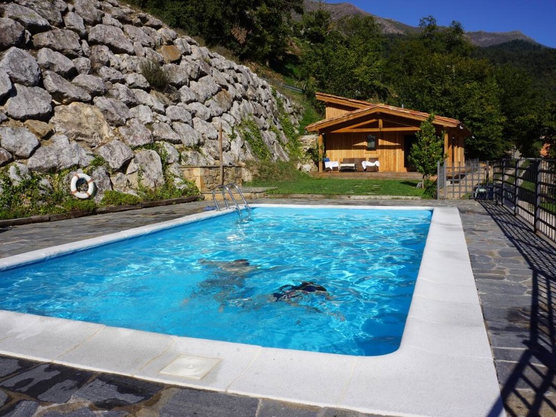 Pool at Casa Rural, Luriezo, Spain