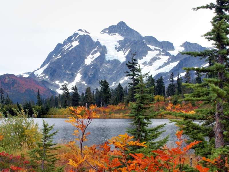 fall at Mount Baker, Washington