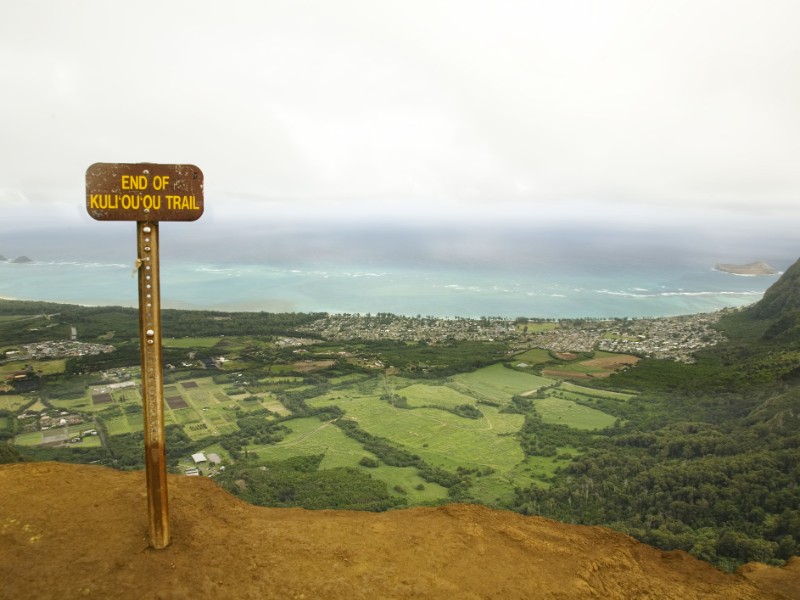 Top of Kuliouou Trail, Oahu, Hawaii