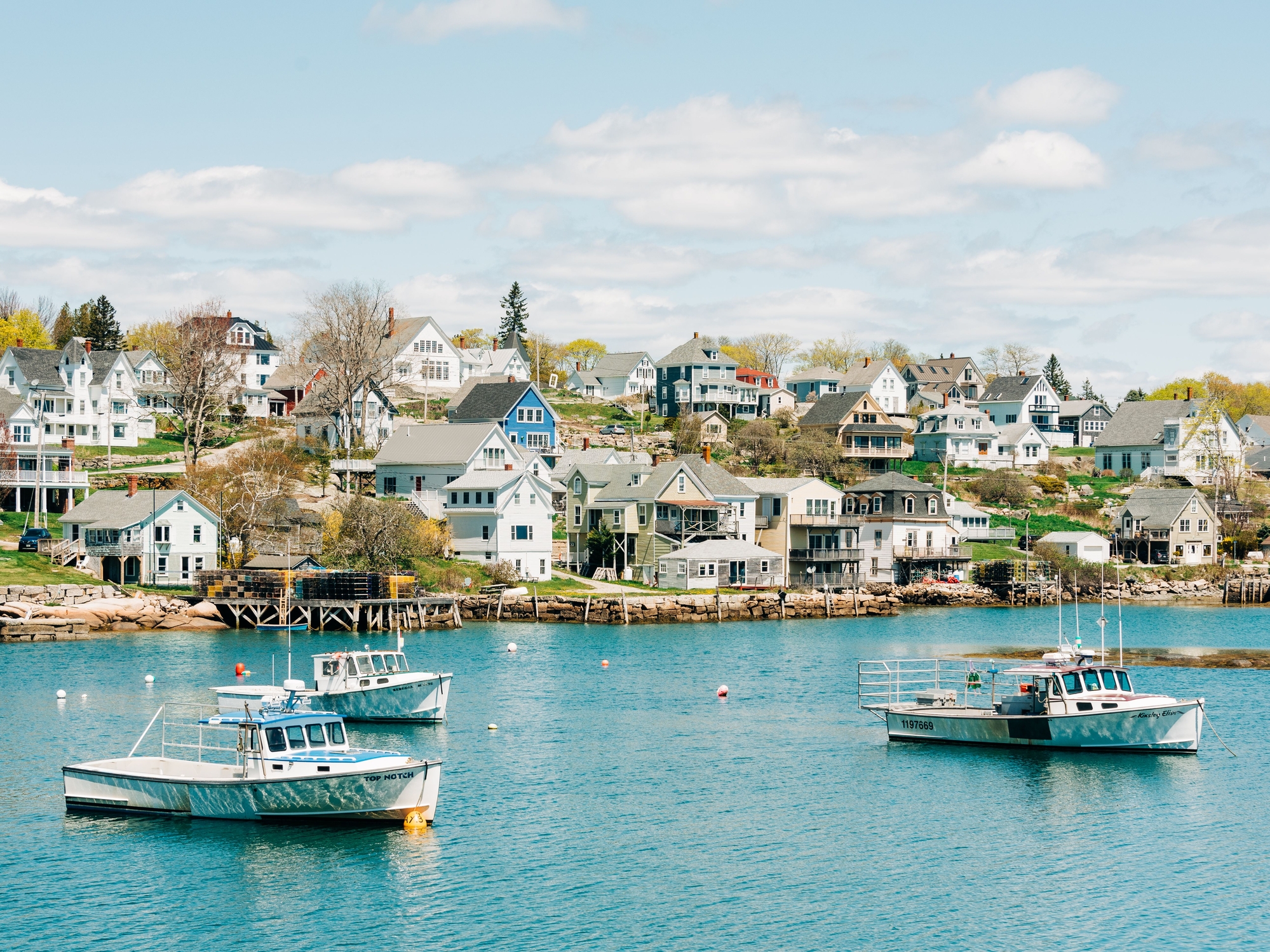 The fishing village of Stonington on Deer Isle in Maine