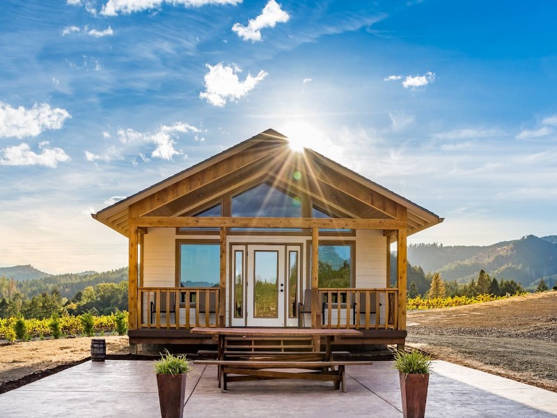 Chardonnay Chalet at the Vineyard