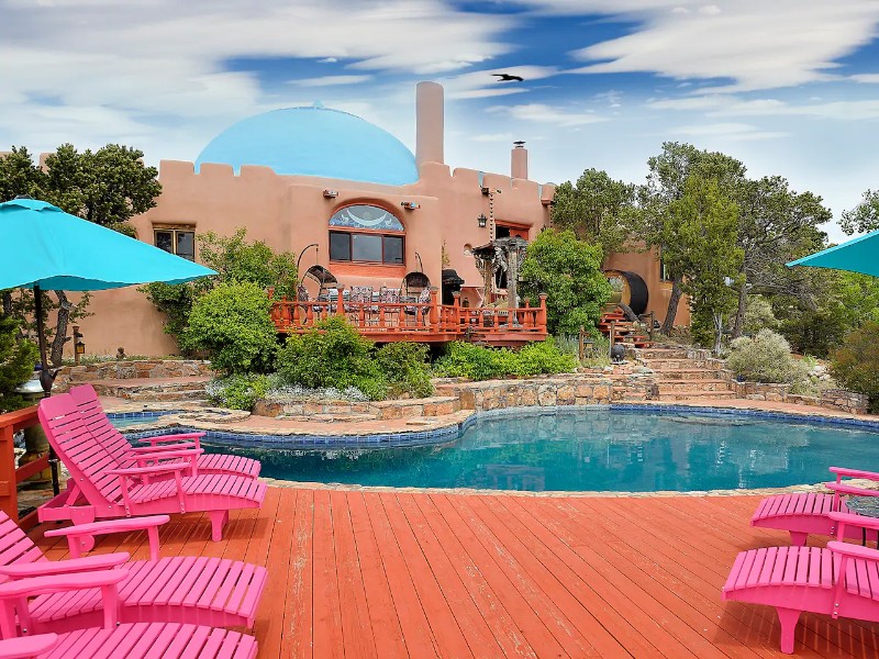 Unique Oasis Pool and Hot Tub, Santa Fe, New Mexico