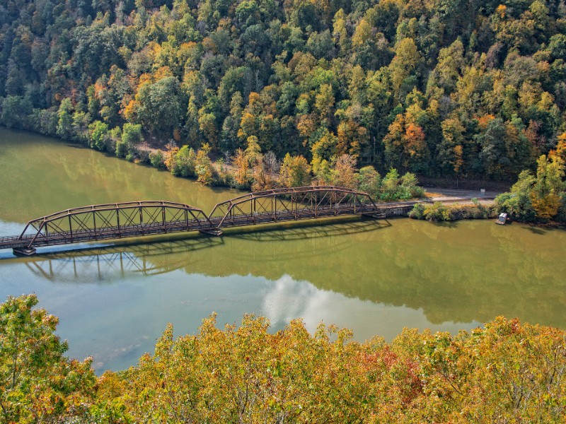 Railroad Trestle at Hawks Nest State Park