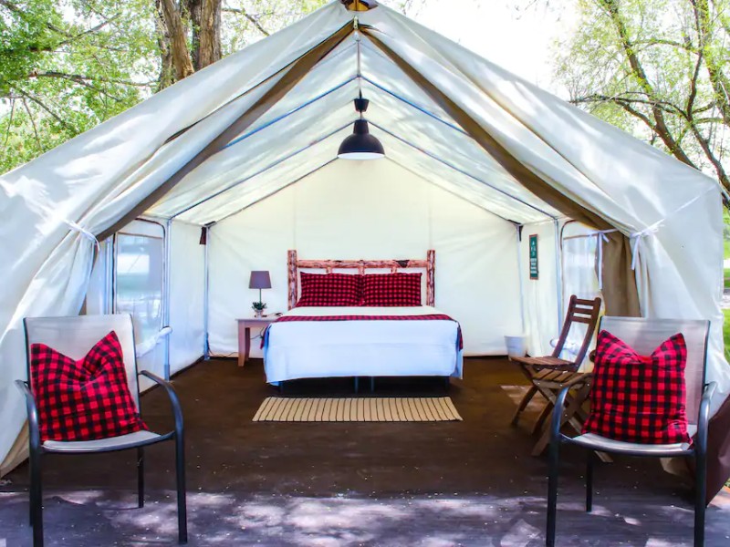 View in Standard Size Glamping Tent