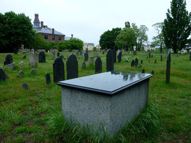 Historic Graveyard, The Burying Point, has been used since 1637