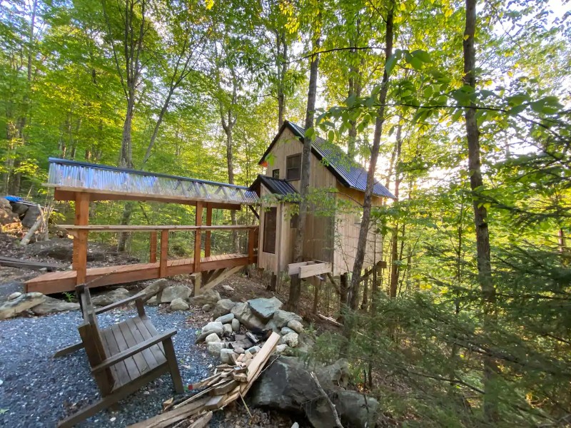 View of The Sugar Maple Treehouse