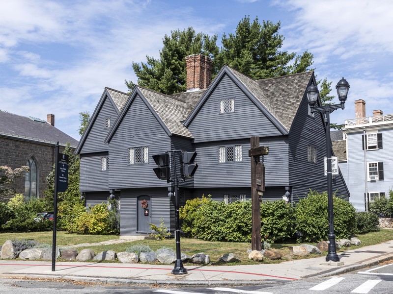 Grey Witch House in Salem, Massachusetts