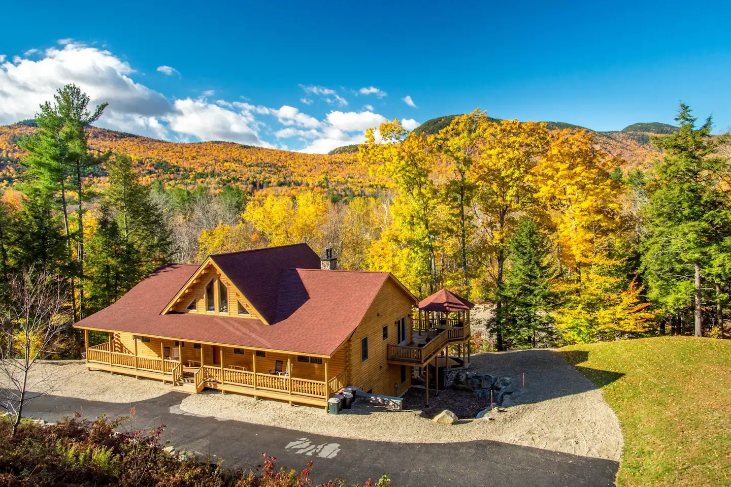 Authentic Riverfront Luxury Log Home