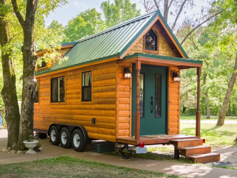 Exterior of Tiny House on a Sustainable Farm