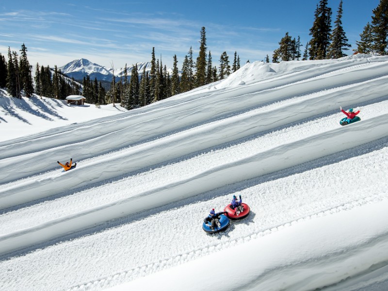 Keystone’s Mountaintop Tubing scene