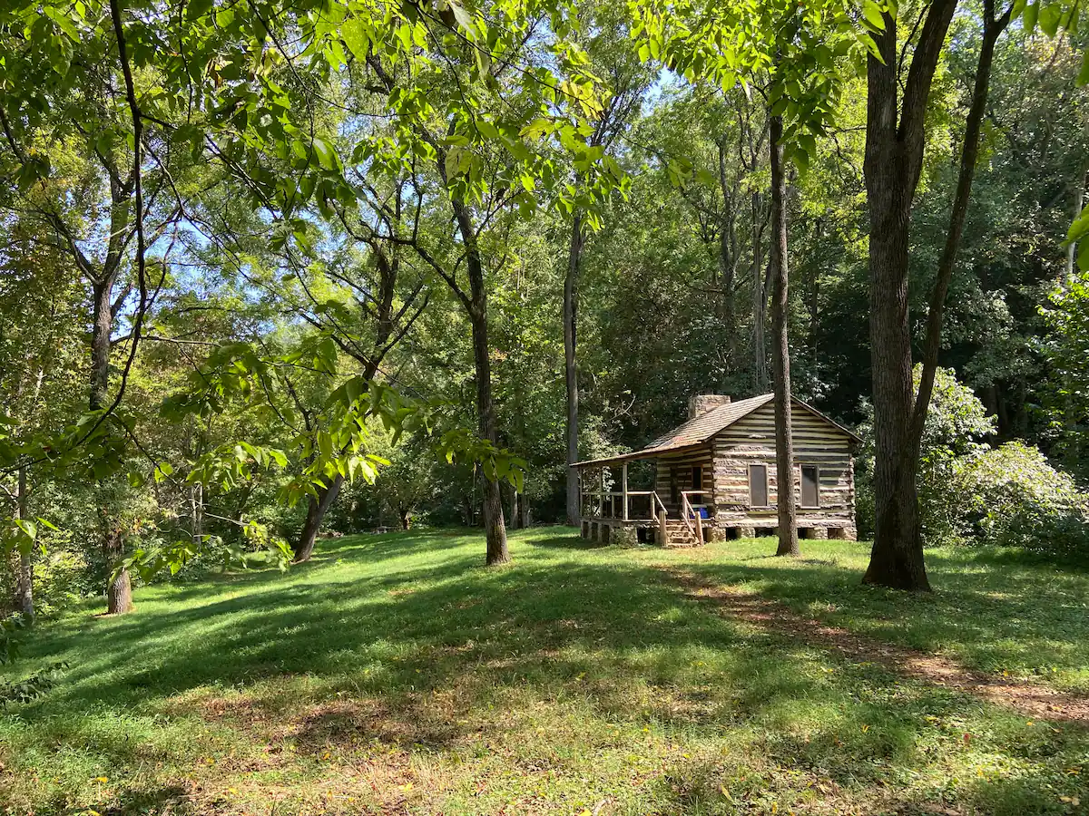 River Log Cabin