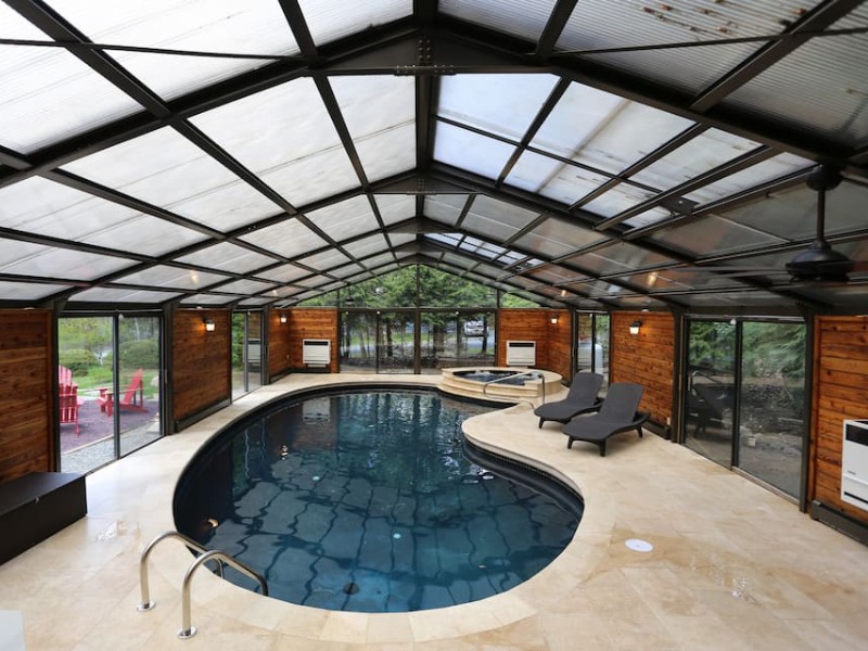 Your own private indoor heated pool