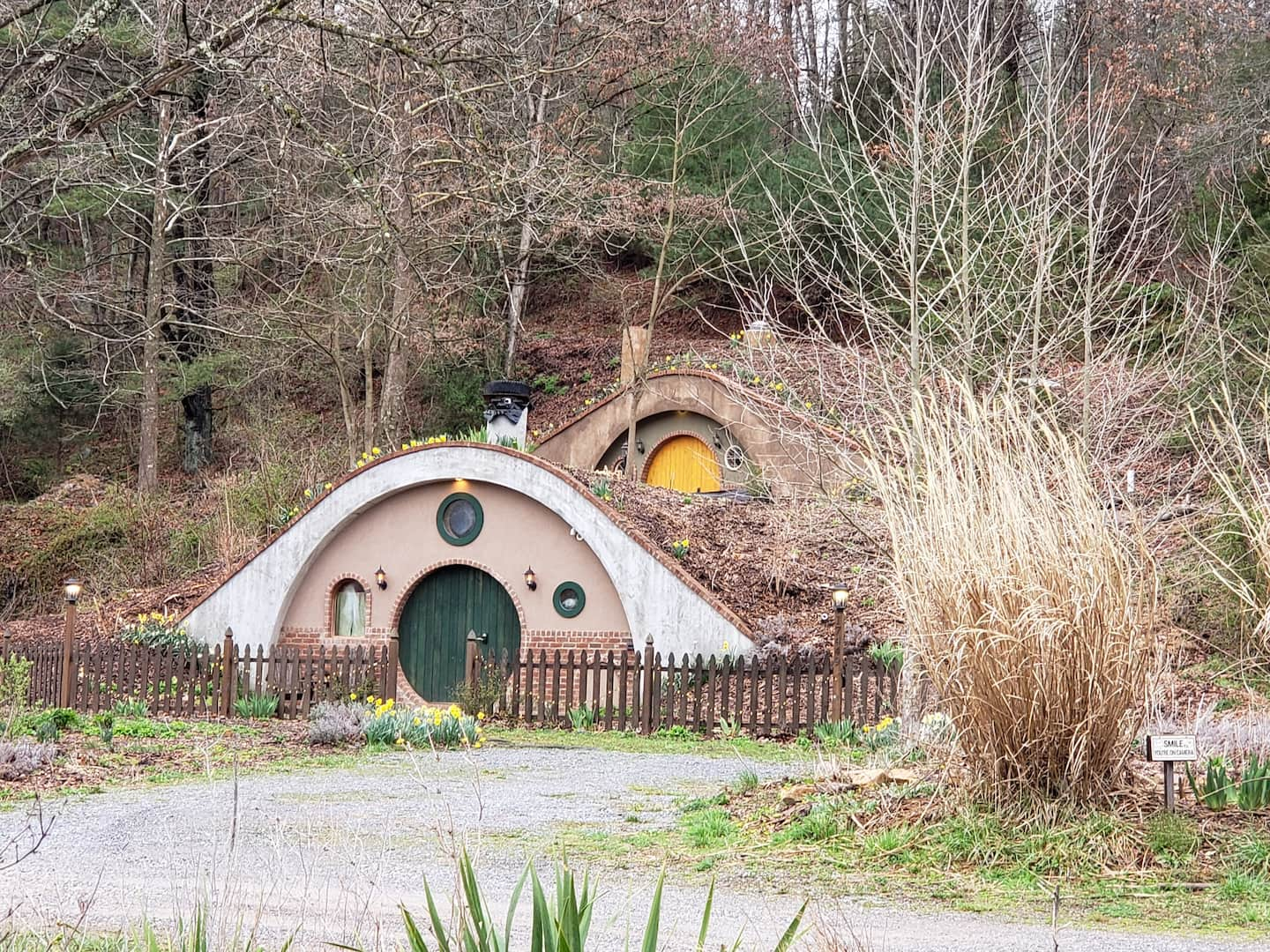 Hobbit Style Underground Cabin