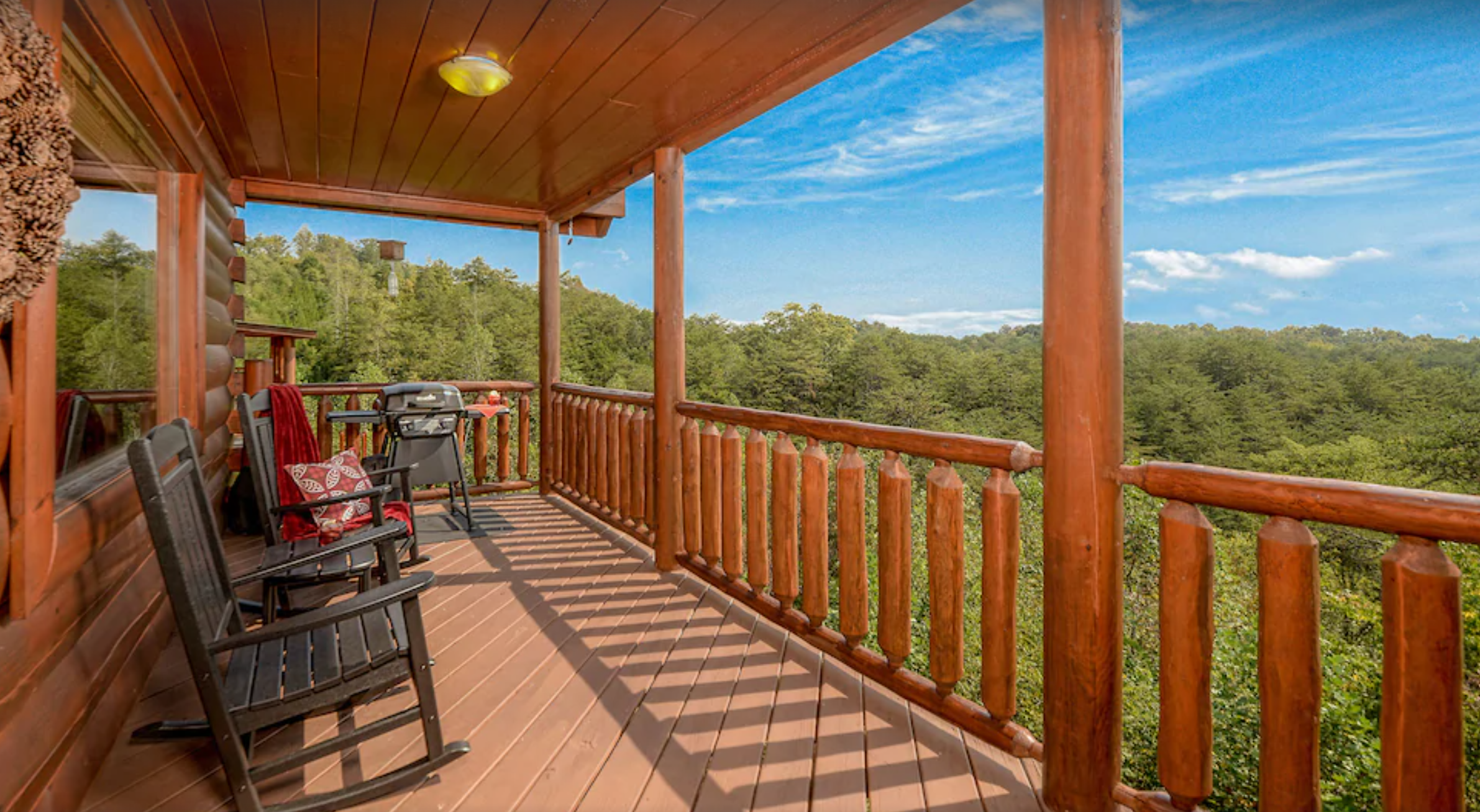 Amazing Unobstructed View from Sevierville Cabin