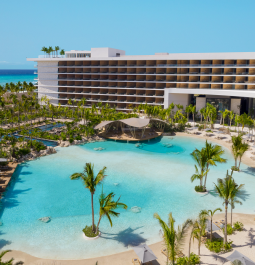 aerial view of pool at Secrets Moxche Playa del Carmen Resort