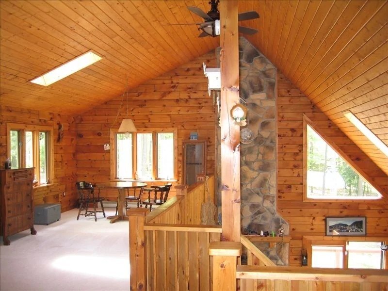 Interior of Drooly Bear Cabin