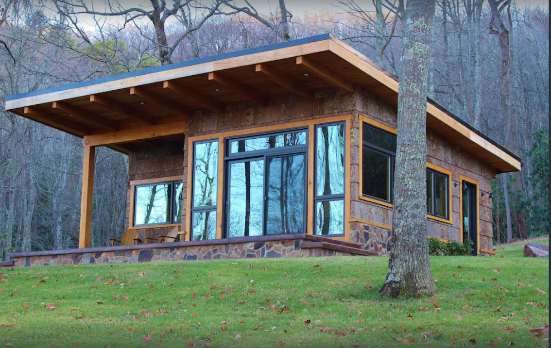 Exterior of Cabin with the Sounds of Nature