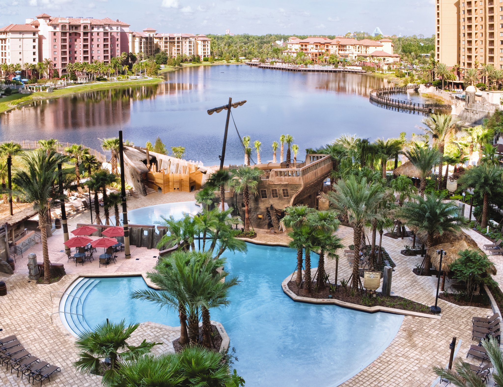 One of the pools at Club Wyndham Bonnet Creek