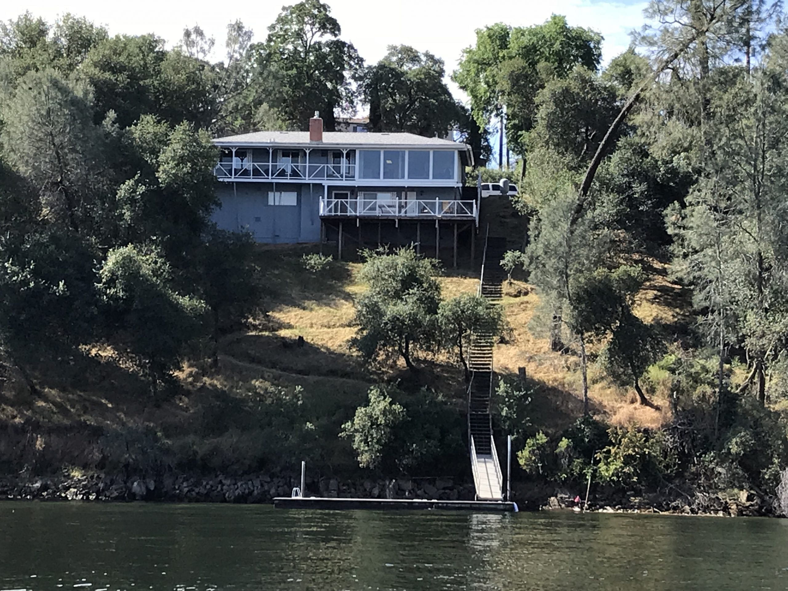 Lake Front House with Private Dock & Views