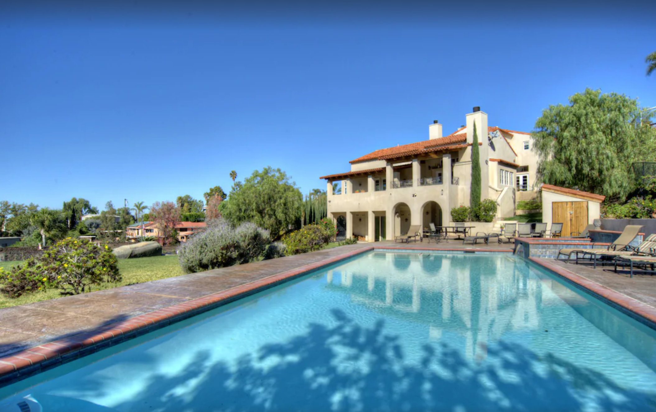 Large Heated Pool at Amazing San Diego Villa