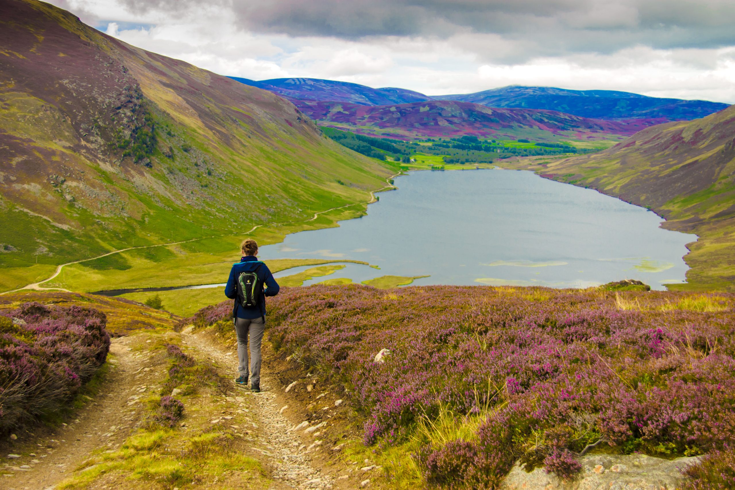 Hiking in the Highlands of Scotland