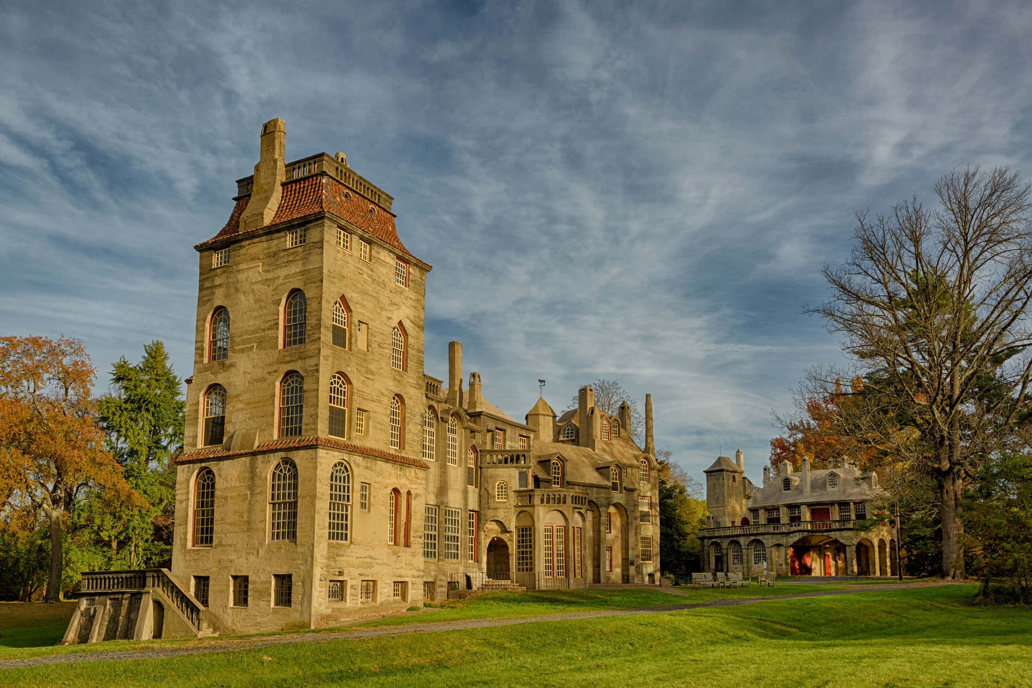 Fonthill Castle, Doylestown Township