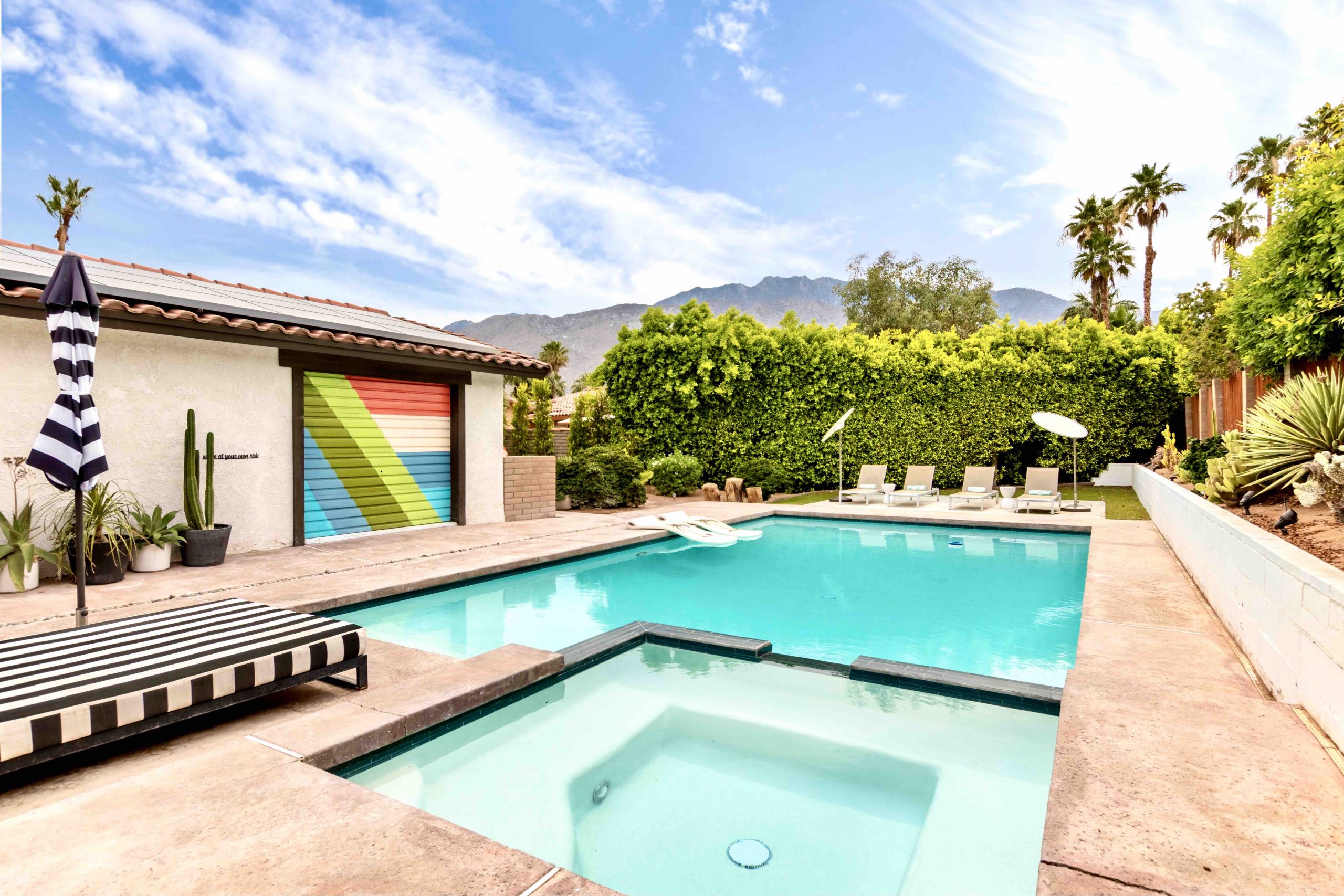 Swim and Spa with Mountain Views, Near Downtown