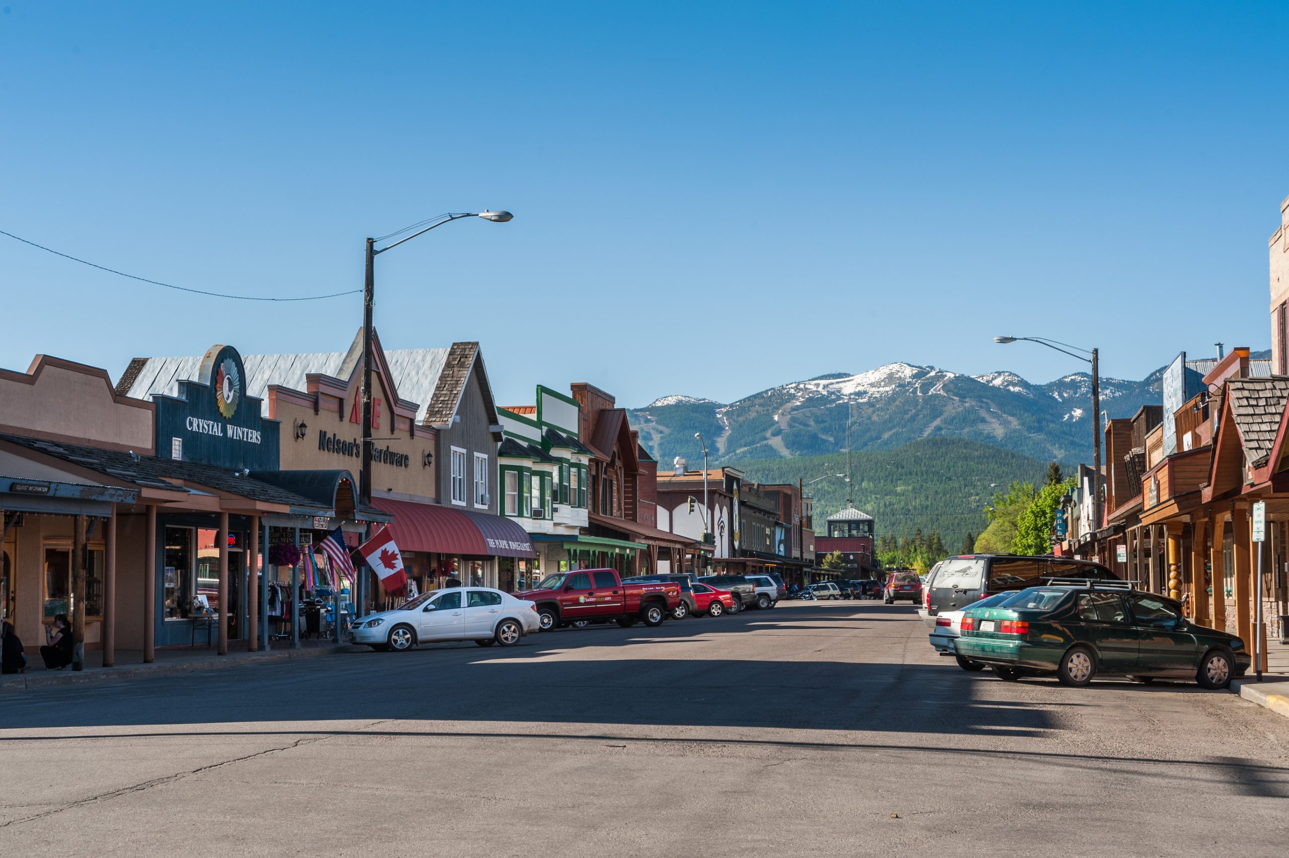 main street Whitefish, Montana