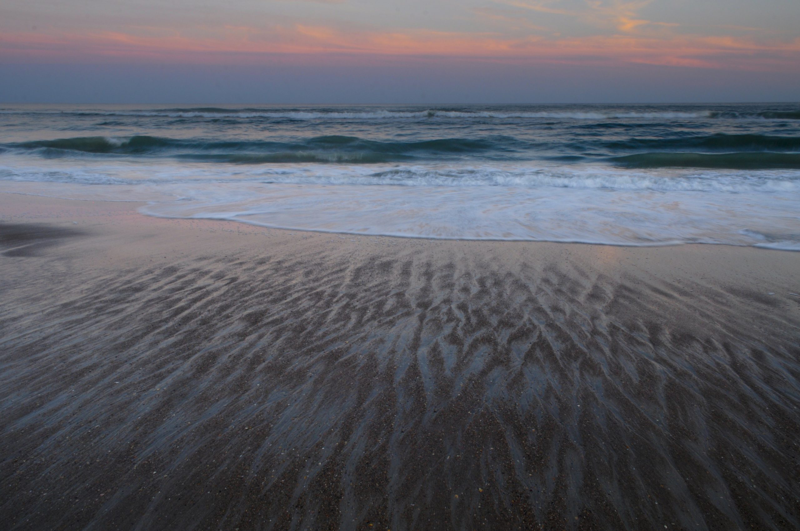 Emerald Isle beach at sunset, North Carolina