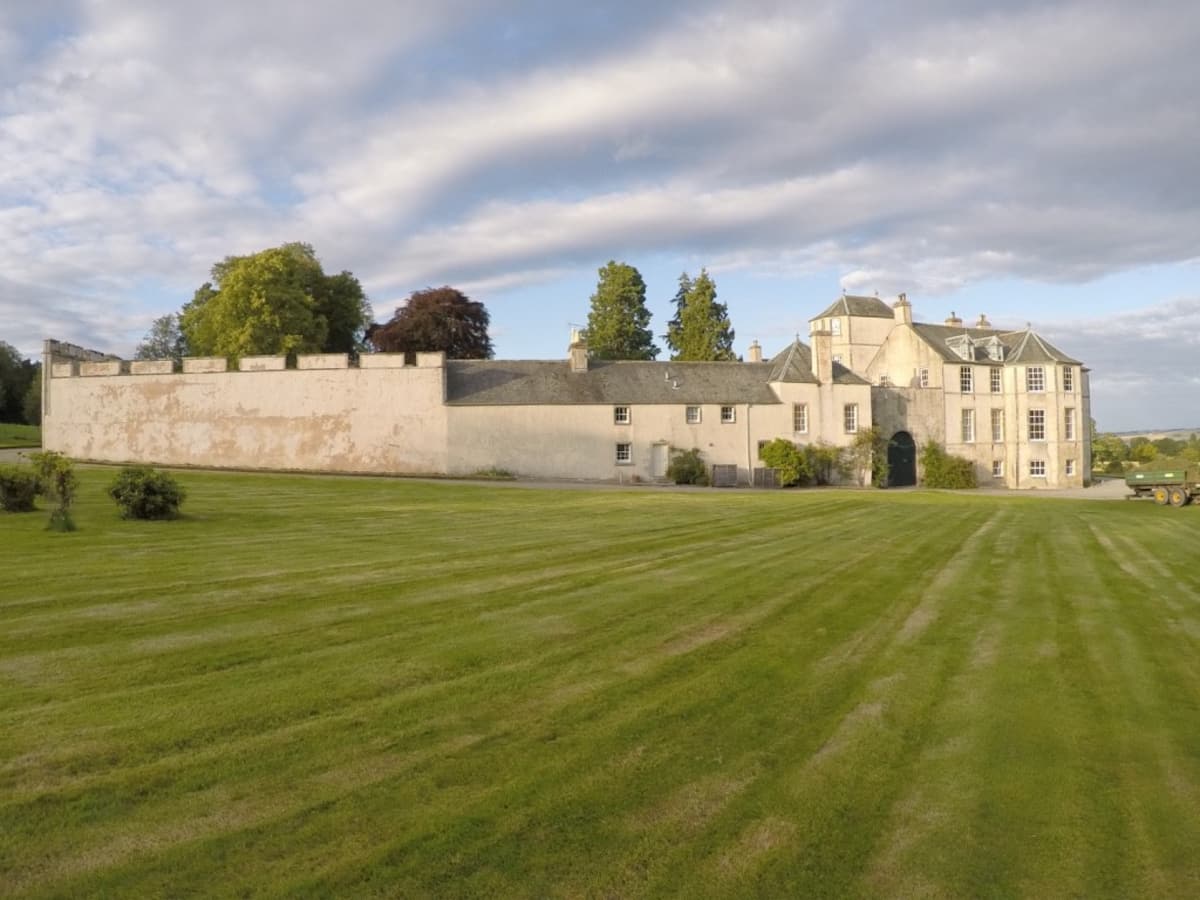 Huge, spacious castle building 